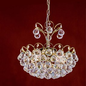 Lustra cristal Asfour, KRISTALL KLASSISCH auriu 40cm