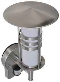 Lampă perete cu senzor de mișcare din oțel inoxidabil formă Pagoda