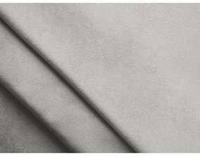 Pat boxspring gri deschis cu spațiu de depozitare 180x200 cm Mikana – Makamii