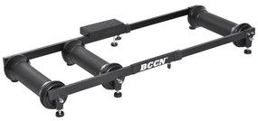 HOMCOM Trainer de Bicicletă Interioară, Suport Antrenament Reglabil, 49x16x82-130cm, Negru | Aosom Romania