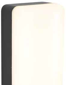 Lampă de perete de exterior neagră cu senzor crepuscular, inclusiv LED - Shift