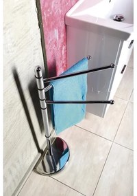 Suport de prosoape autoportant Gedy HIBISCUS 90,5 cm crom lucios