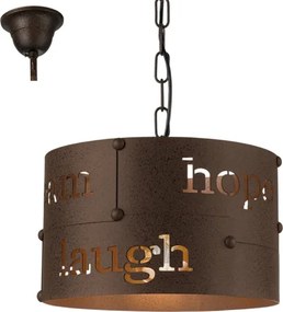 Eglo 49734 - Lustră cu lanț COLDINGHAM 1xE27/60W