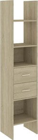 vidaXL Bibliotecă, stejar Sonoma, 40x35x180 cm, lemn prelucrat