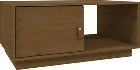 vidaXL Măsuță de cafea, maro miere, 80x50x35,5 cm, lemn masiv de pin