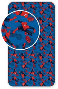 Cearșaf bumbac Spiderman 06, 90 x 200 cm