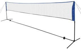 vidaXL Fileu de badminton cu fluturași, 600 x 155 cm
