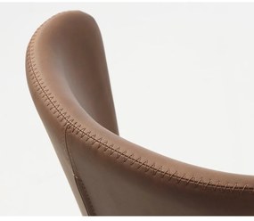 Scaune de dining maro 2 buc. din metal Teslin – Unique Furniture