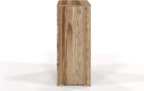 Comodă lemn masiv TerraCraft Stejar 3 Sertare, 80 × 45 × 108 cm - Stejar auriu