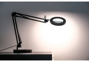 Lampă LED dimabilă de masă cu lupă Brilagi LED/12W/5V 3000/4200/6000K negru