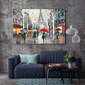 Tablou Canvas - Plimbare in Paris 80 x 125 cm