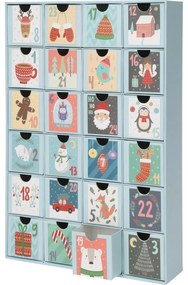 Calendar de advent din hârtie Winter moments,25,7 x 6,4 x 38,3 cm