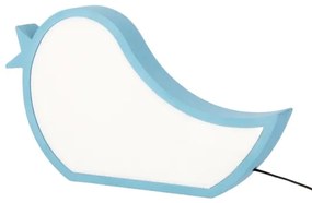 Lampă de masă pentru copii BIRD LED/12W/230V albastră