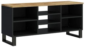 vidaXL Dulap TV, 100x33x46 cm, lemn masiv de mango și lemn prelucrat