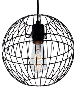 Lampă modernă cu pandantiv neagră cu 3 lumini - Sphaera