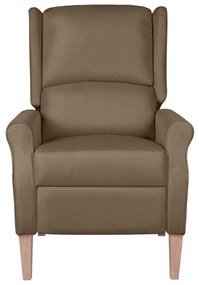 329266 vidaXL Fotoliu rabatabil, gri taupe, material textil