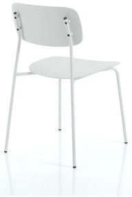 Scaune de dining albe 2 buc. Primary - Tomasucci