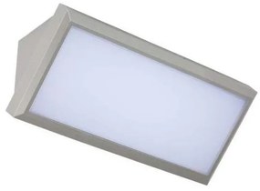 LED Aplica exterior 12W 230V 3000K IP65 gri