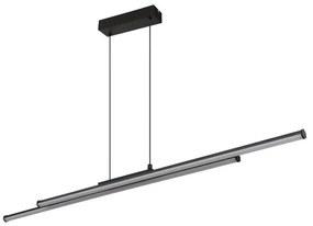 Lustră LED pe cablu Globo 67342-24H KIRINA LED/24W/230V 3000K negru