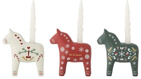 Sfeșnice 3 buc. din polirășină Siffer – Bloomingville