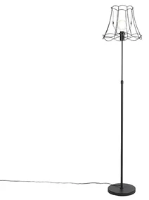 Lampă de podea neagră cu cadru Granny 35 cm reglabil - Parte