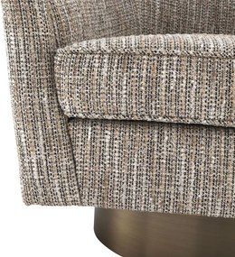 Fotoliu rotativ design lux Catene, bej 115299 HZ