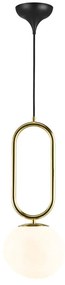 Pendul modern cu abajur asimetric din sticla suflata, Shapes 27