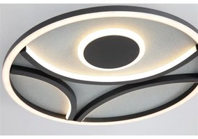 Searchlight 82100-39BK - Plafonieră LED dimmabilă ZENDISC, 20 W, 230 V, 3000 K, diam. 39 cm