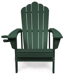 Fotoliu de grădină verde din plastic Adirondack – Bonami Selection