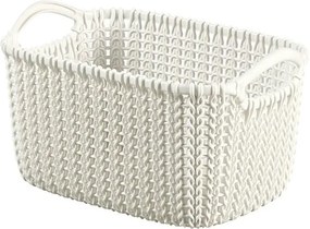 Cos impletit KNIT XS Curver, culoare crem 8 l