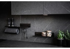 WENKO 71144800 - Suport pentru role JET 30x15 cm, negru