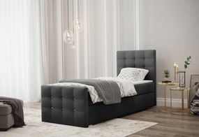 Supermobel Pat tapitat boxspring MARIN, 90x200, cosmic 97, dreapta