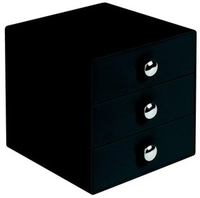 Organizator cu 3 sertare InterDesign Drawer, negru