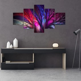 Tablou abstract cu copacul (125x70 cm), în 40 de alte dimensiuni noi