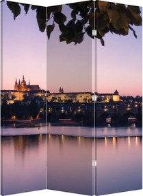 Paravan - Palatul din Praga și Vltava (126x170 cm)
