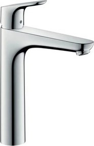 Baterie lavoar inalta Hansgrohe Focus 190 fara ventil crom lucios