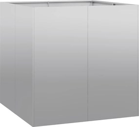 vidaXL Jardinieră 80x80x80 cm oțel galvanizat