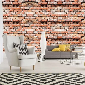 Fototapet - Red Brickwall (254x184 cm)