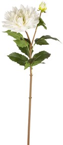 Floare dahlia alba H75 cm