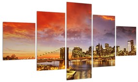 Tablou cu podul Brooklyn (125x70 cm), în 40 de alte dimensiuni noi