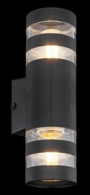 Globo 78260S - Aplica de perete HAYES 2xE27/10W/230V, neagră