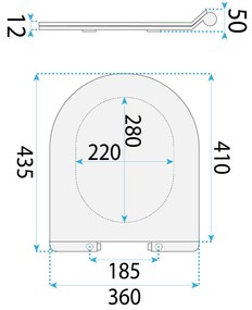capac UF DUROPLAST FLAT WHITE
