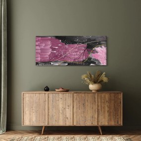 Tablou - Abstracție roz-roșu (120x50 cm)