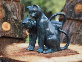 Statuie de bronz moderna 2 Lovely cats 30x20x33 cm