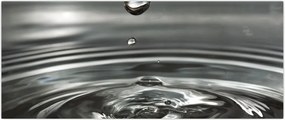 Tablou - Picături de apă (120x50 cm)