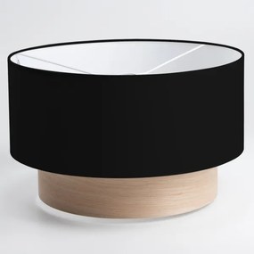 Brilagi - Lustru LED suspendat pe cablu CERIA 1xE27/40W/230V Ø 50 cm negru/bej