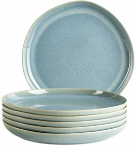 Set de farfurii plate Mäser Cordelia Atacama Green 27 cm, 6 buc.