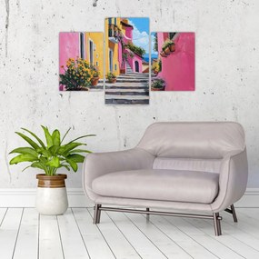 Tablou - Alee roz (90x60 cm)