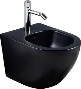 Bideu suspendat Fluminia Ricci cu finisaj negru mat