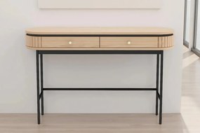 Consola cu furnir de stejar ATELIER 120cm